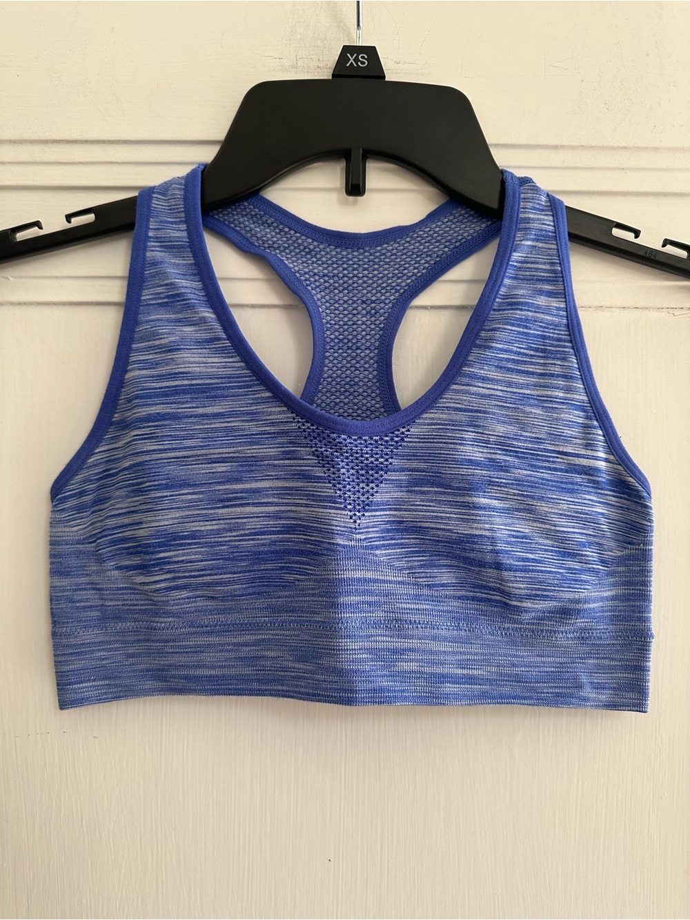 Like-New Jockey Heather Blue Sports Bra - Women's Small